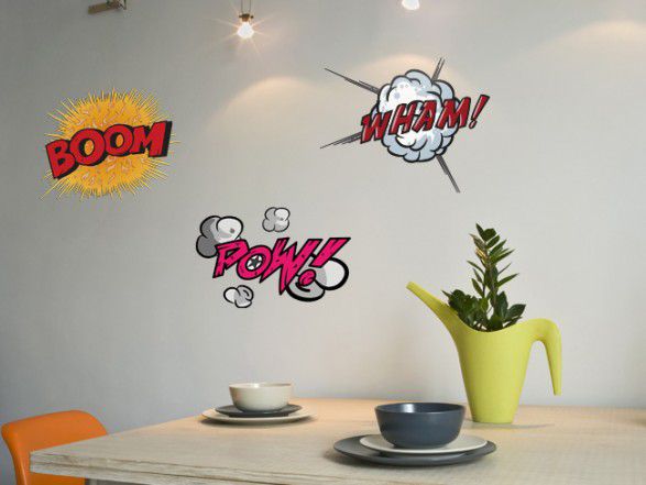 アメコミ風ウォールステッカー「Comic Book Wall Stickers」 | タブ