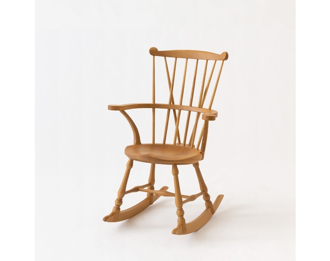 ロッキングチェア　アーム　 チェア 椅子 ウッドチェア　ウインザー ロッキングチェア/GOLDSMITH WINDSOR[タブルーム]