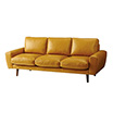unico MOLN leather sofa 3 seaterの写真