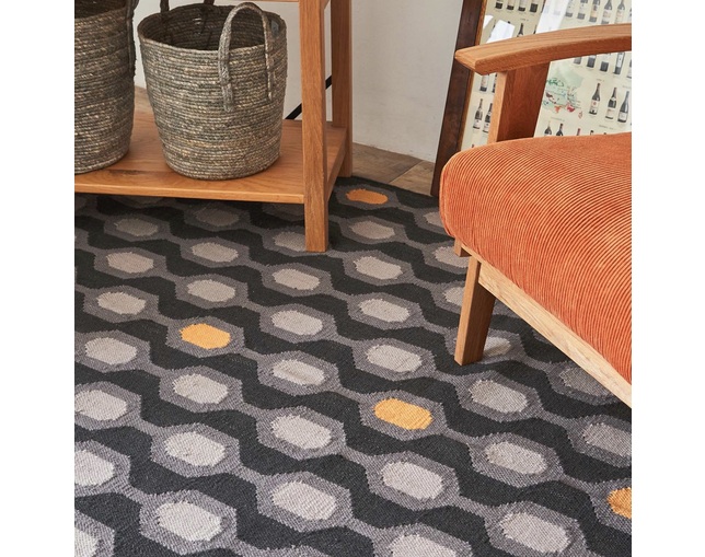 DOORS LIVING PRODUCTS KILIM ラグマット DOORS LIVING PRODUCTS MODERN KILIM DHURRIE M(ドアーズ