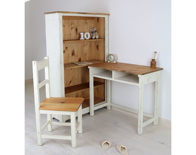 割引 シェルフデスクBセット(シェルフデスクビーセット)/Rustic Pine カウンターテーブル・ハイテーブル