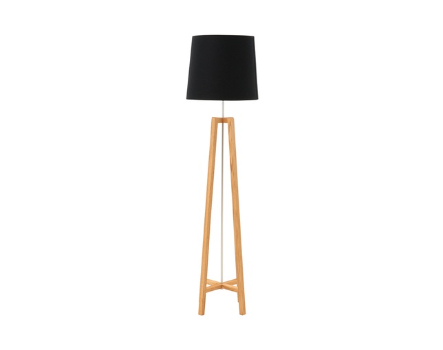 CROSS FLOOR LIGHT STAND NATURAL SHADE BLACK(クロス フロア