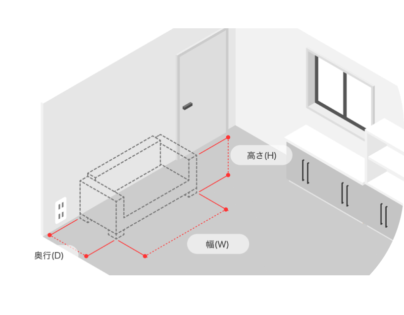 購入前に確認しておくべきこと 引越し先の間取り、家具の配置